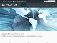 Tablet Screenshot of diativa.com.br